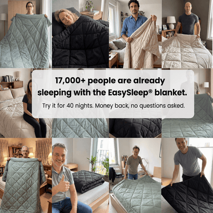 EasySleep Blanket® Quick-drying 2-in-1 duvet that eliminates the need for bedding.