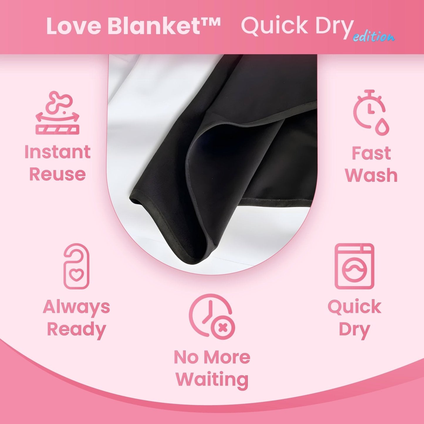 Loveblanket™ - The Waterproof Cuddle Blanket BW - Loveblanket